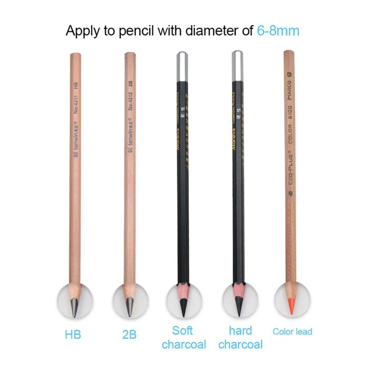 Electric Sharpener Desktop Automatic Pencil Sharpener Suitable To Pencils (6-8mm) for Students School Office Stationery