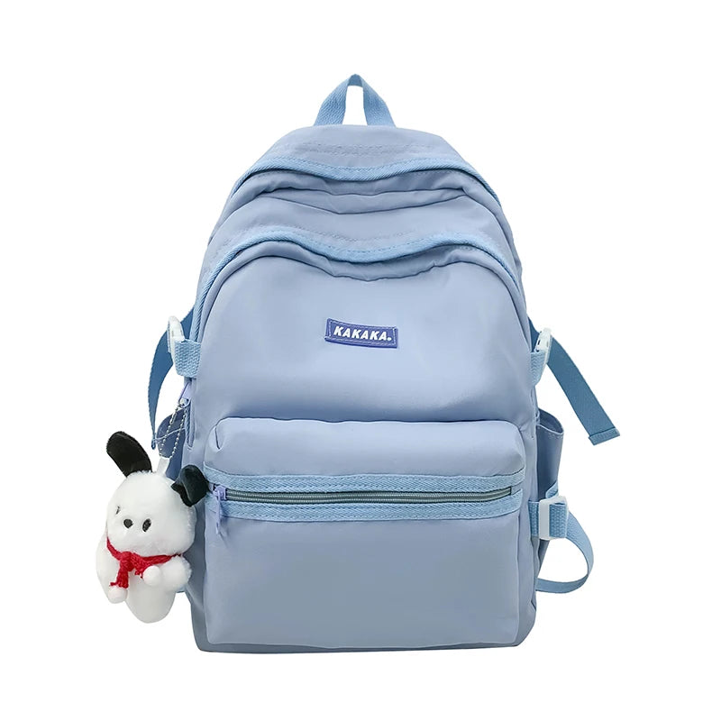 Korean - style school bags for female students, featuring an ins - style Mori - themed design. They are versatile, suitable for