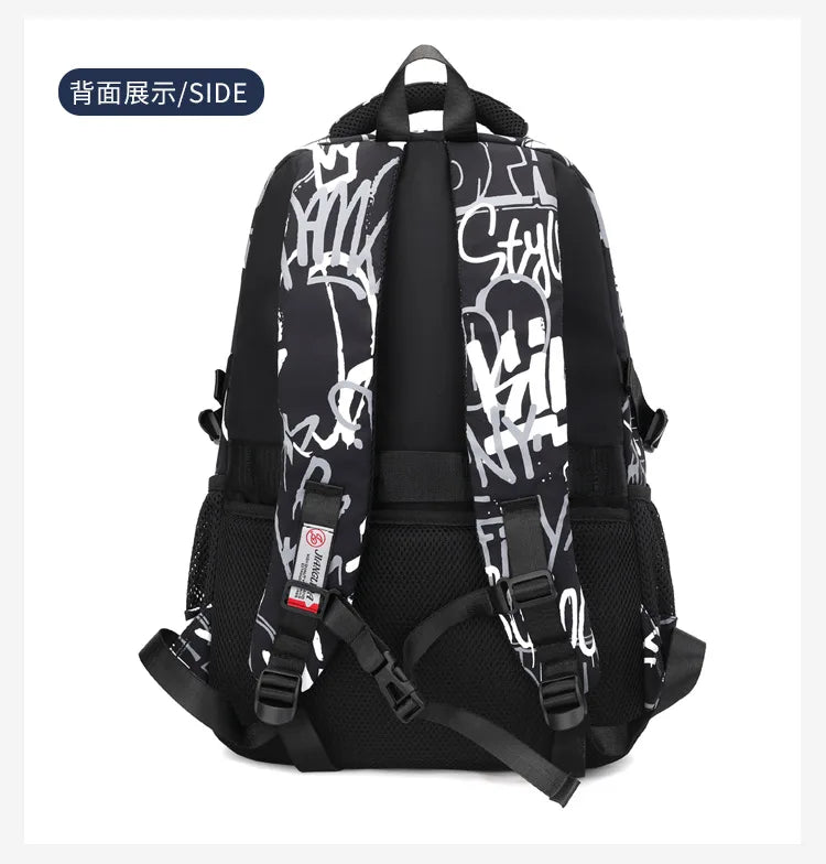 School Bags For Teenage Boys High Middle School Students Schoolbag Outdoor Travel Laptop backpack Big Student Bookbag mochila
