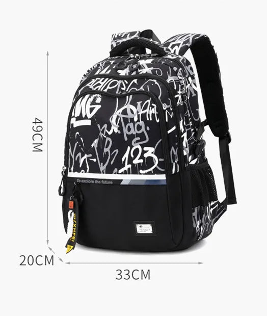 School Bags For Teenage Boys High Middle School Students Schoolbag Outdoor Travel Laptop backpack Big Student Bookbag mochila