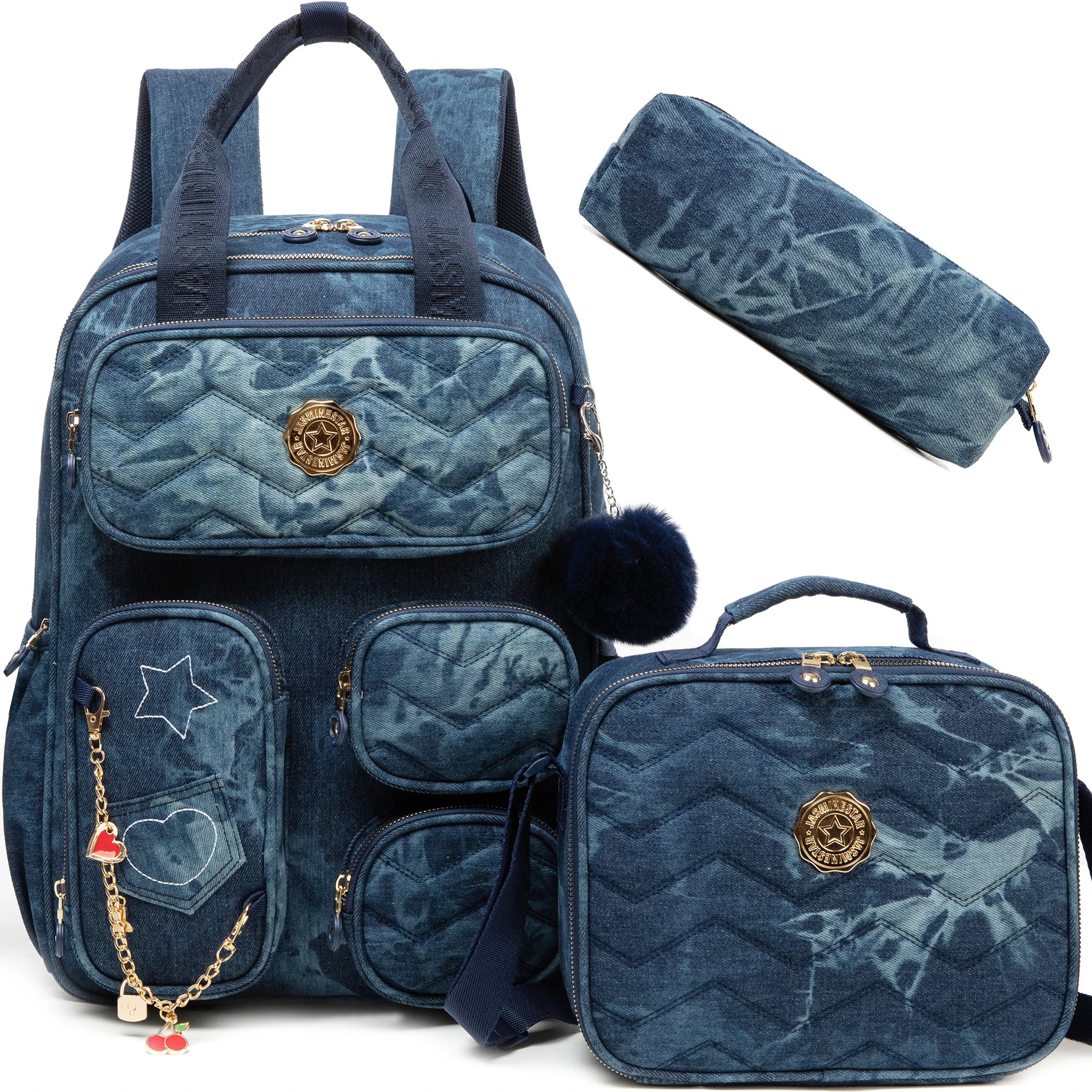 School Bags for girls Backpacks for Kids with Lunch Bag and Pencil CasesCute Backpacks for Kindergarten and Elementary School