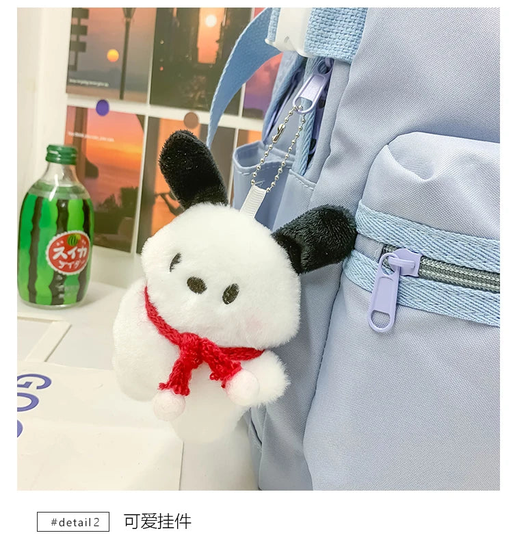 Korean - style school bags for female students, featuring an ins - style Mori - themed design. They are versatile, suitable for