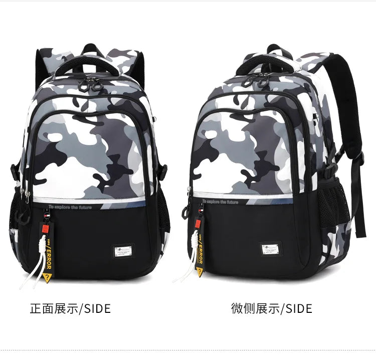 School Bags For Teenage Boys High Middle School Students Schoolbag Outdoor Travel Laptop backpack Big Student Bookbag mochila