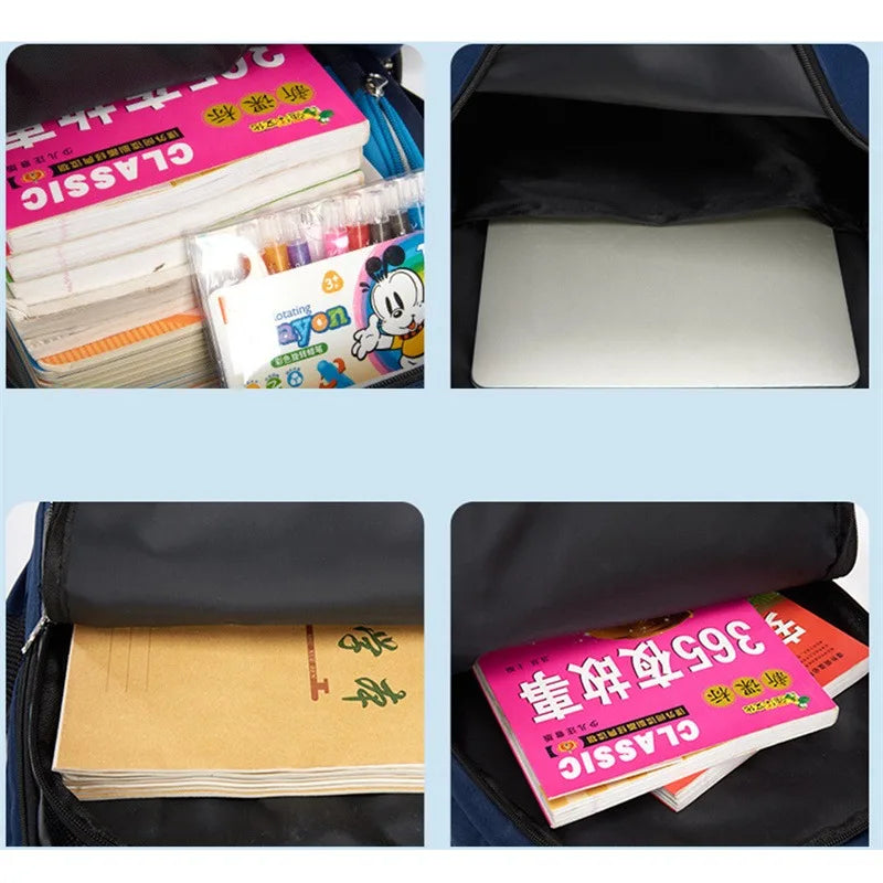 1PC New Children School Bags Kids Backpack in Primary Schoolbag for Teenager Boys Waterproof Backpacks Book Bag