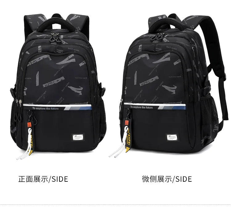 School Bags For Teenage Boys High Middle School Students Schoolbag Outdoor Travel Laptop backpack Big Student Bookbag mochila