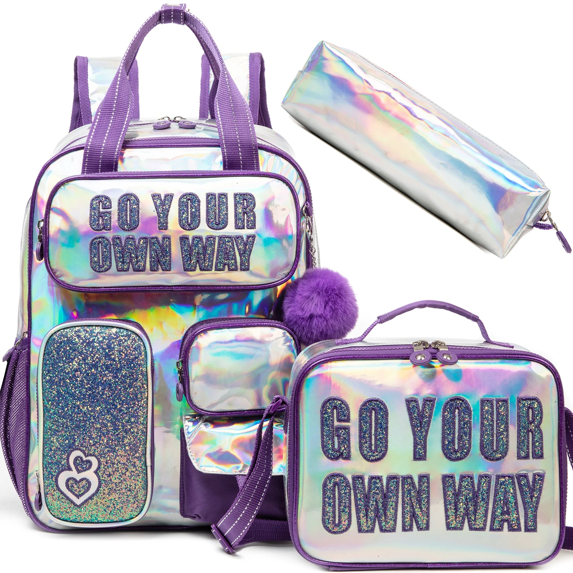 School Bags for girls Backpacks for Kids with Lunch Bag and Pencil CasesCute Backpacks for Kindergarten and Elementary School