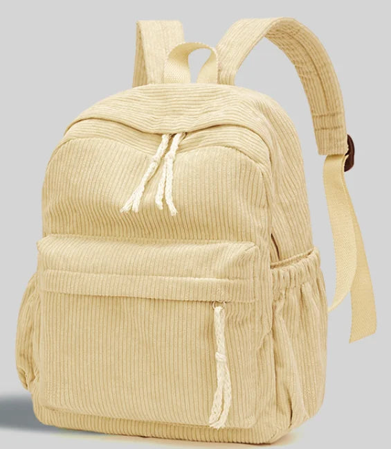 Personalized Schoolbag New Fashion Backpacks For Kids Students Corduroy Unique Name Large Capacity Travel Bags Hiking Rucksack