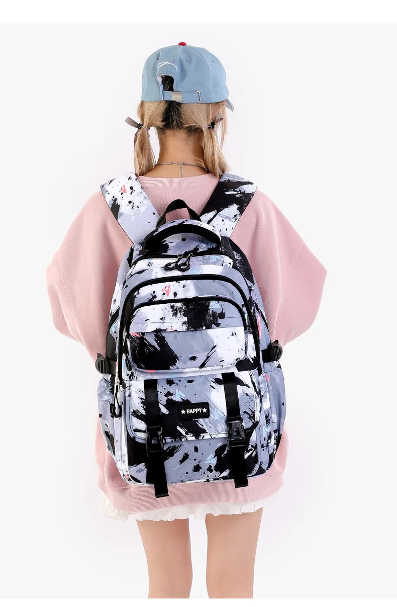 Middle School Student Backpack Children Set School Bags for Girls Kids Schoolbags Waterproof Book Bag With Lunch Bag Pencil case