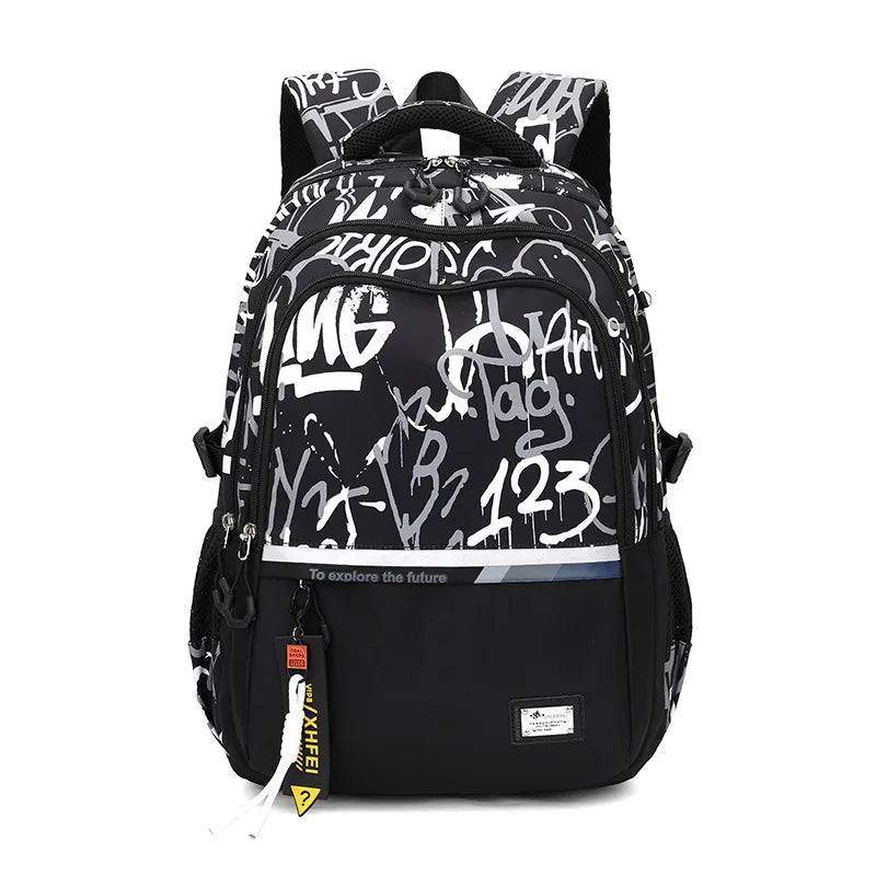 School Bags For Teenage Boys High Middle School Students Schoolbag Outdoor Travel Laptop backpack Big Student Bookbag mochila