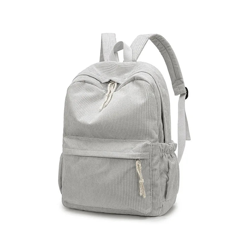 Personalized Schoolbag New Fashion Backpacks For Kids Students Corduroy Unique Name Large Capacity Travel Bags Hiking Rucksack