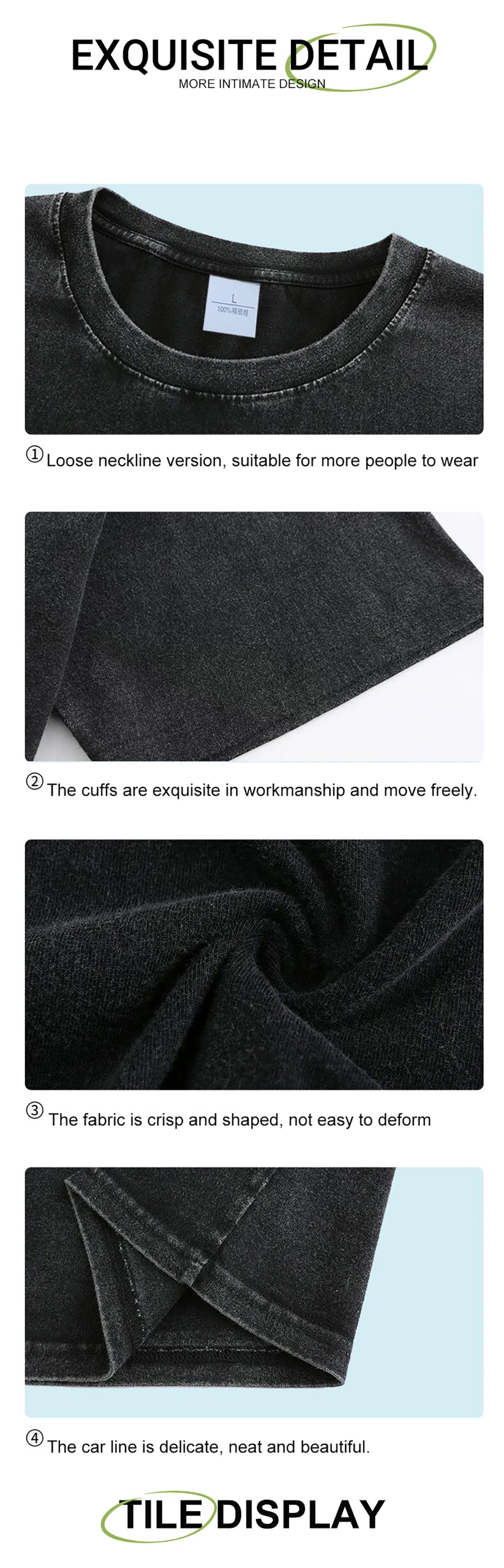 Men's Women Washed Vintage T-Shirts Street Hip Hop Retro Punk T Shirt Harajuku Casual Cotton Short Sleeve Couple TShirts Tees