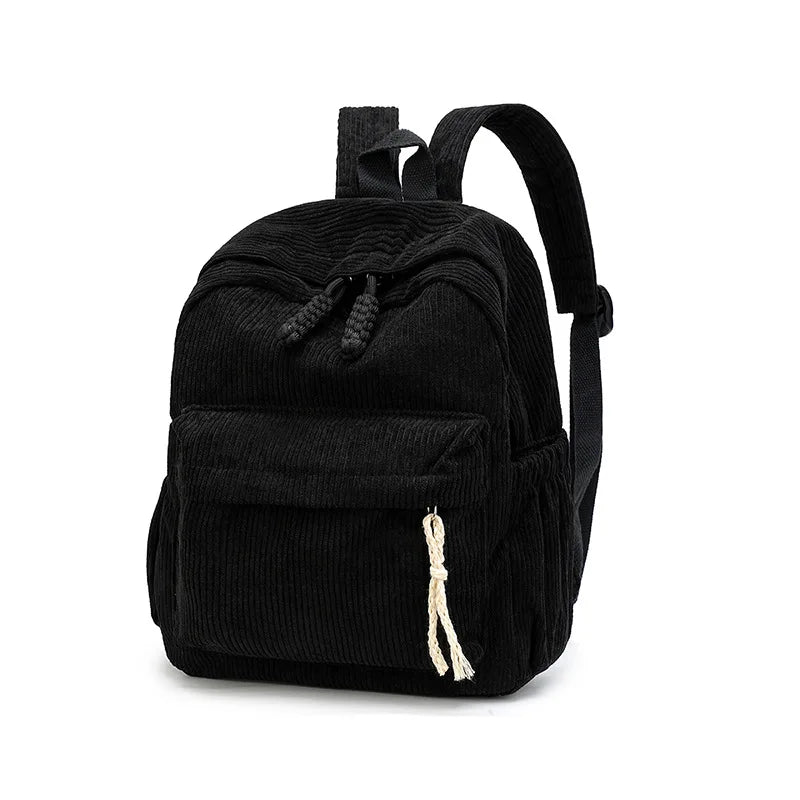 Personalized Schoolbag New Fashion Backpacks For Kids Students Corduroy Unique Name Large Capacity Travel Bags Hiking Rucksack