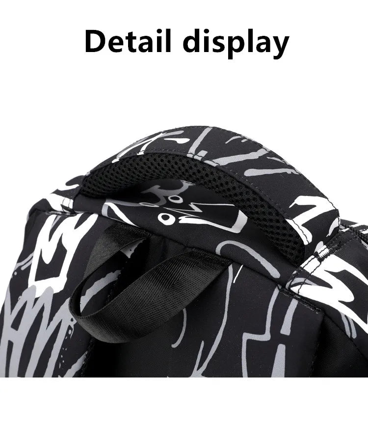 School Bags For Teenage Boys High Middle School Students Schoolbag Outdoor Travel Laptop backpack Big Student Bookbag mochila