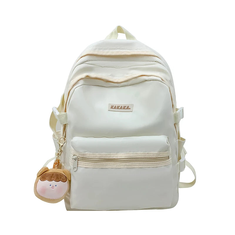 Korean - style school bags for female students, featuring an ins - style Mori - themed design. They are versatile, suitable for