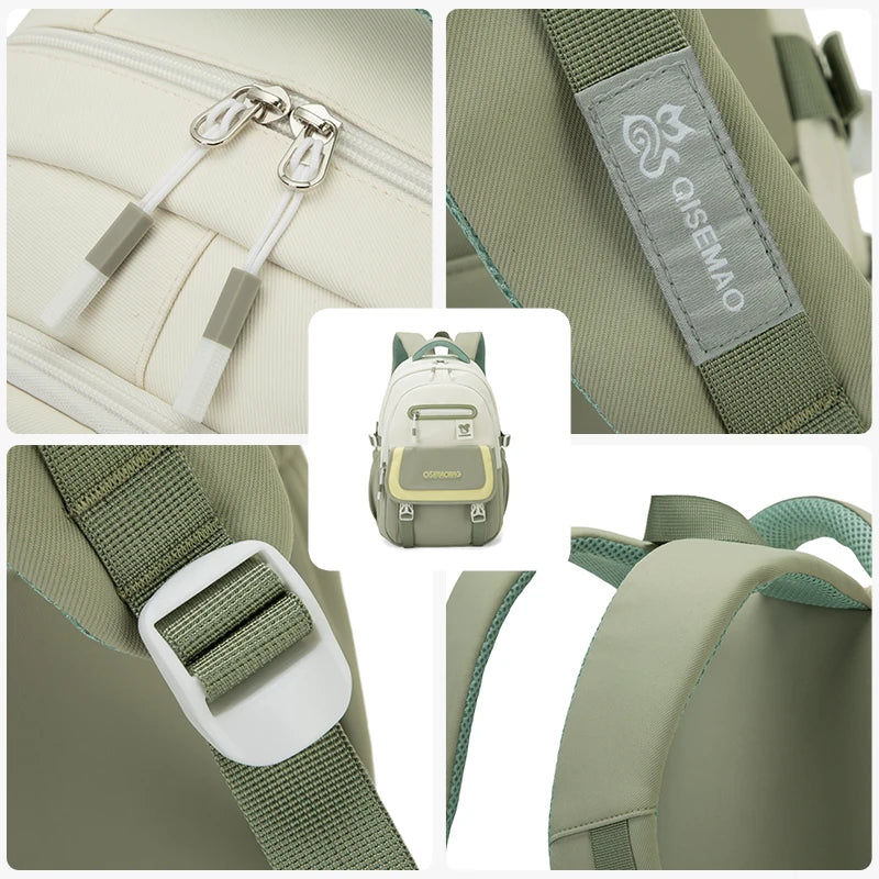 Schoolbags for Primary School Girls, Good-Looking, Waterproof, Junior High School Girls, Lightweight, Soft and Popular Backpacks