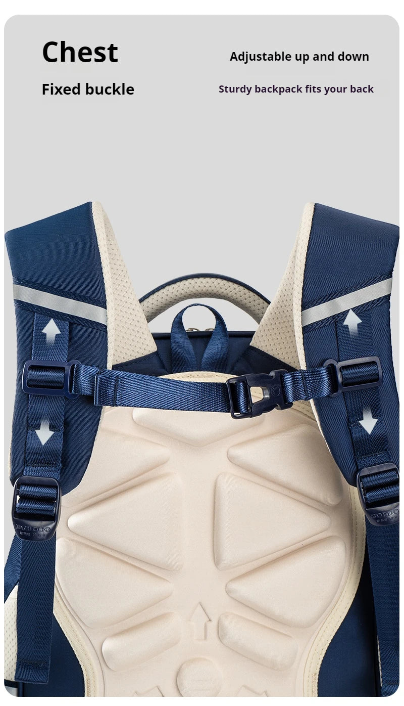 The schoolbag for students is light and comfortable, and the 123rd, 4th, 5th, 6th grade boys and girls have a large capacity bac