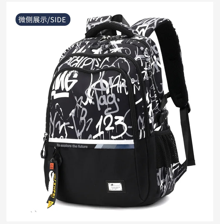 School Bags For Teenage Boys High Middle School Students Schoolbag Outdoor Travel Laptop backpack Big Student Bookbag mochila