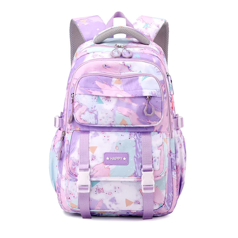 Middle School Student Backpack Children Set School Bags for Girls Kids Schoolbags Waterproof Book Bag With Lunch Bag Pencil case