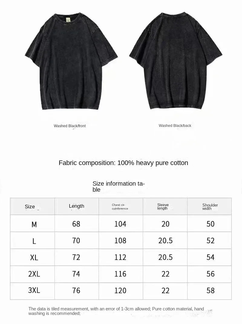 Men's T-shirts, Summer Best-selling Casual Streetwear Style T-shirts, Off-the-shoulder Sleeve Round-neck Short-sleeved Tops