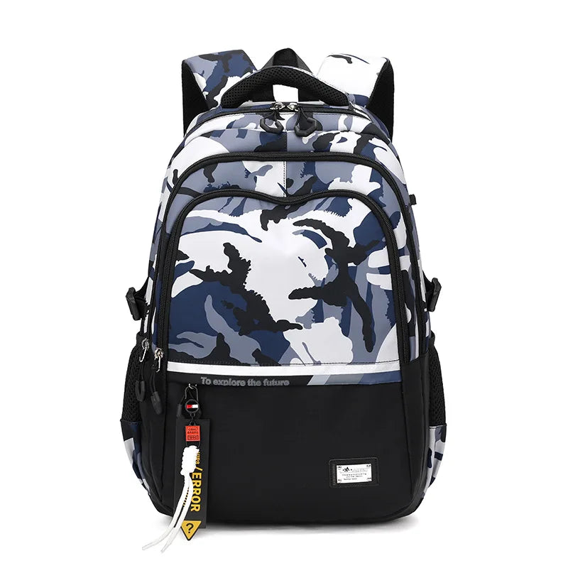 School Bags For Teenage Boys High Middle School Students Schoolbag Outdoor Travel Laptop backpack Big Student Bookbag mochila