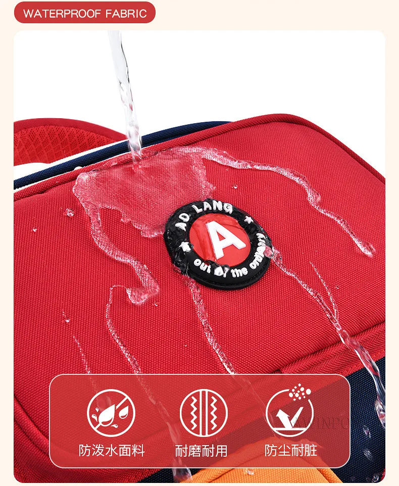 Primary School Children Backpacks for Boys Girls 1-3-6 Grade Lightweight Spine Protection School Bags Pink Green Large BookBag