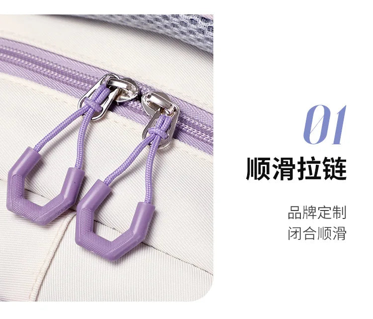 School Bags for High School Girls Fashion Large Capacity Travel Backpack Black and White Lightweight College Student Backpack